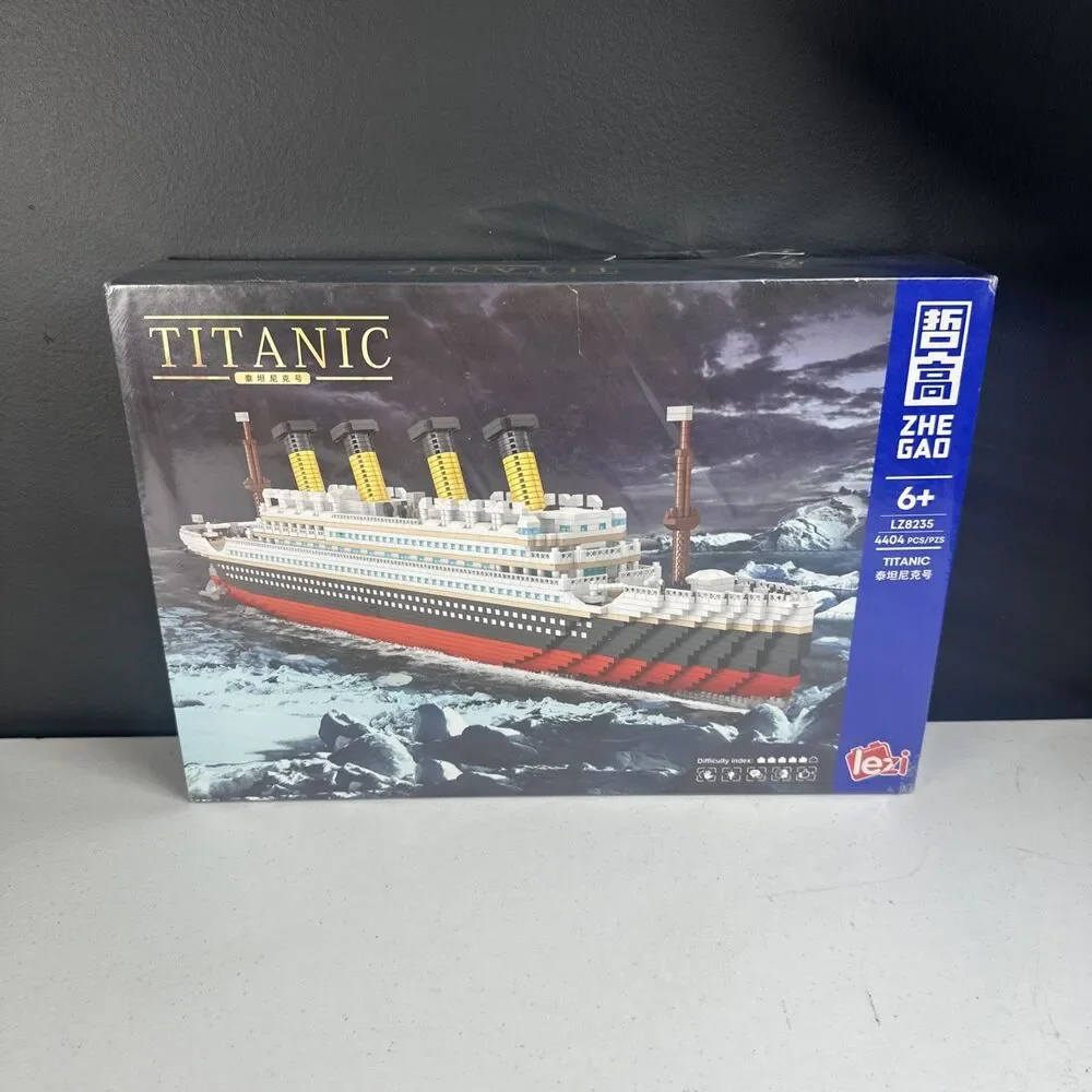 Titanic Mini Building Blocks 1288 Pieces Zhe Gao Sealed